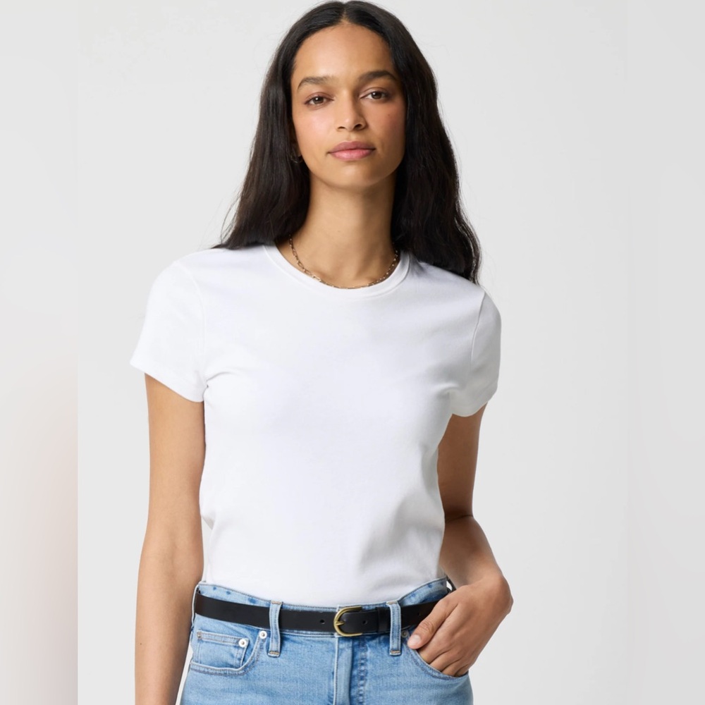 J. Crew Factory Essential short-sleeve crewneck tee • various sizes •NWT •CE309